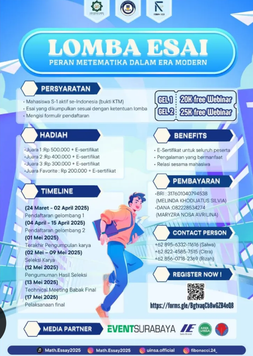 LOMBA ESAI ( PERAN MATEMATIKA DALAM ERA MODERN )