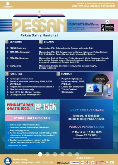 PEKAN SAINS NASIONAL