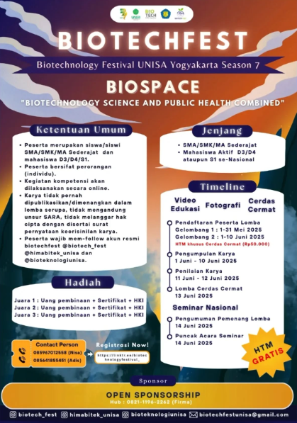 BIOTECHFEST VIDEO  EDUKASI