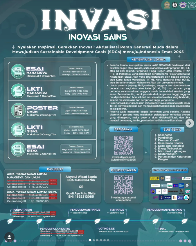 INVASI INOVASI SAINS [ESAI DAN LKTI]