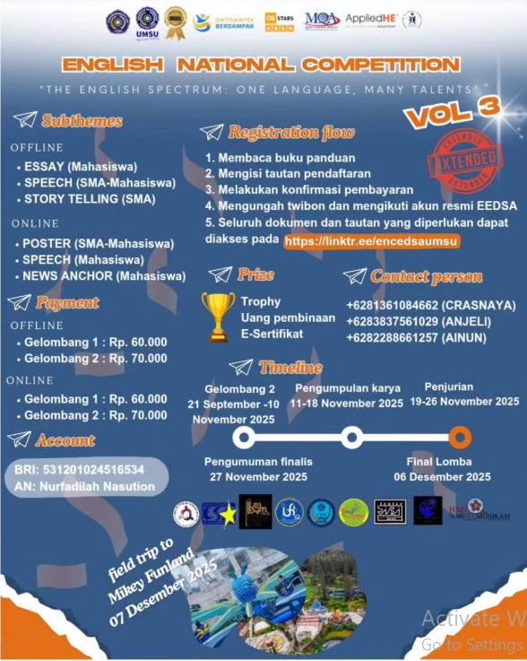 ESSAY ENGLISH NATIONAL COMPETITION