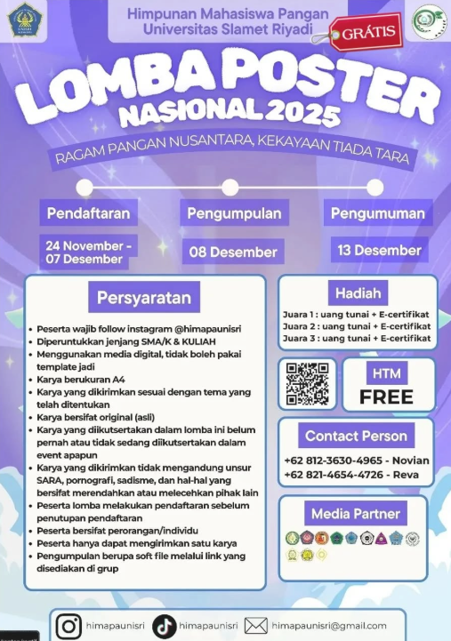 LOMBA POSTER NASIONAL 2025
