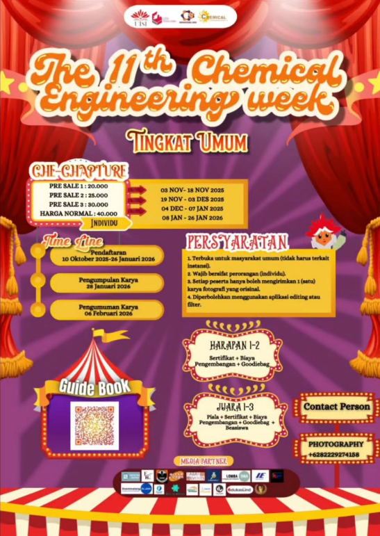 📢 CHEMICAL ENGINEERING WEEK XI  📢