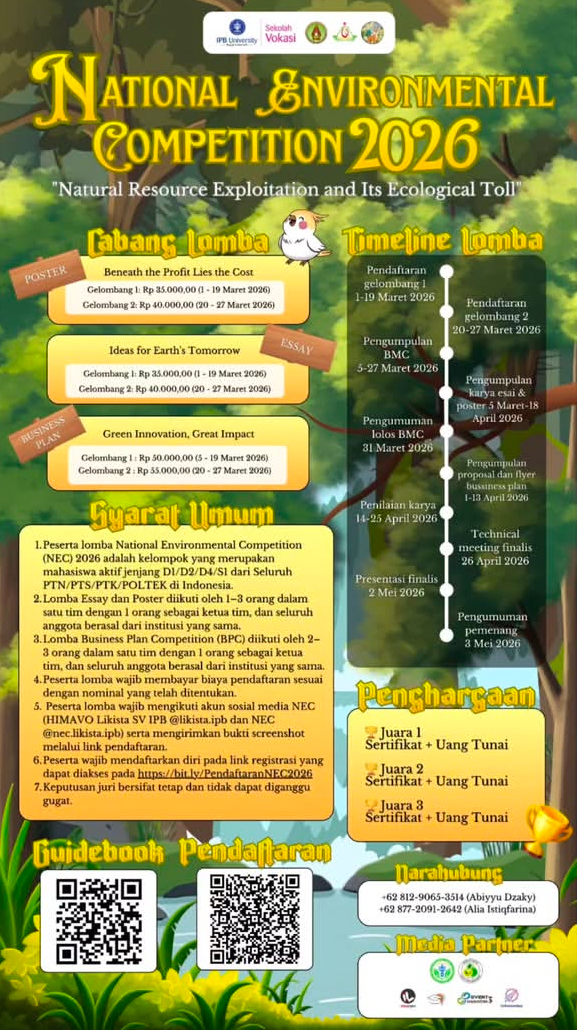 NATIONAL ENVIRONMENTAL COMPETITION 2026